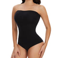 JOYSHAPER Strapless Shapewear for Women Tummy Control Bodysuit Seamless Sculpting Thong Body Shaper Black L