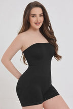 AliyaFeng Strapless Shapewear Bodysuit for Women Under Dress Seamless Tummy Control Full Body Shaper Bodysuit